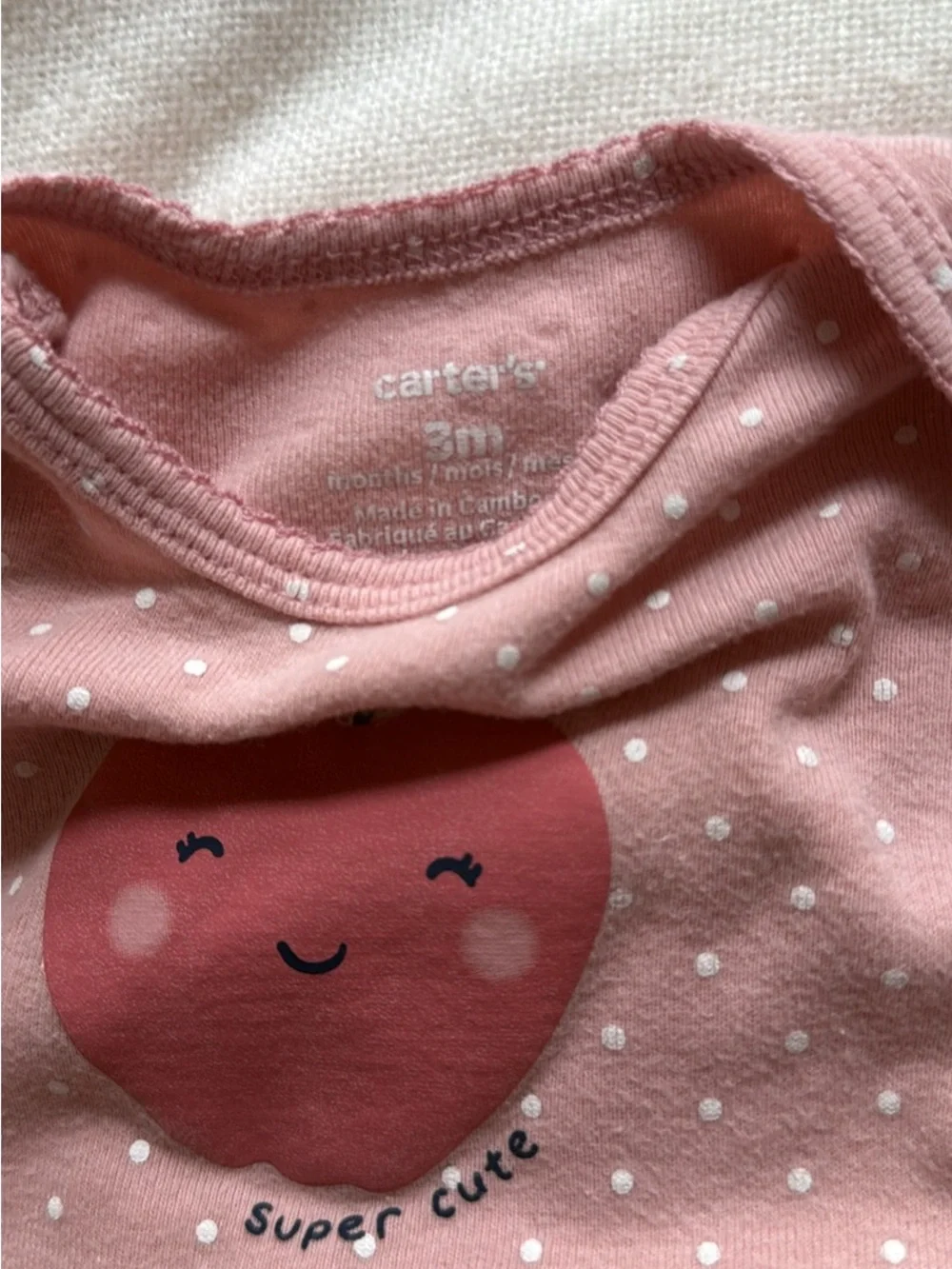 Carter's Pink Polka Dot One-Piece Bodysuit Duo - Light Pink & Dark Pink